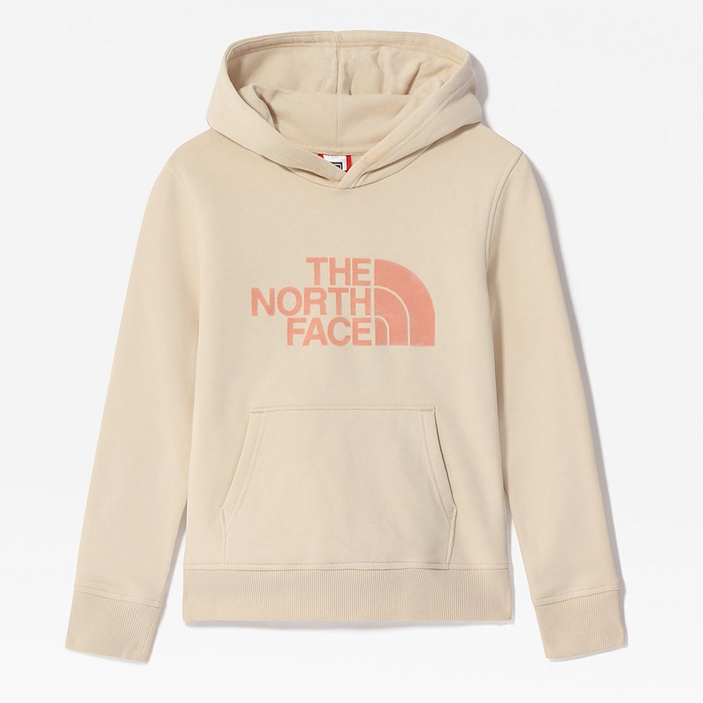 The North Face Hoodie Youth Australia - The North Face Drew Peak Beige / Sand (PQK-948213)